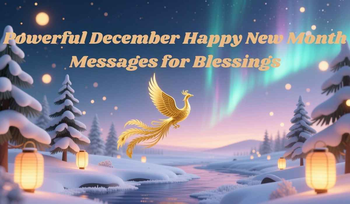 Powerful December Happy New Month Messages for Blessings
