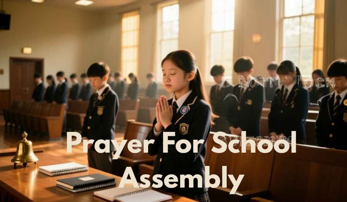 Prayer For School Assembly