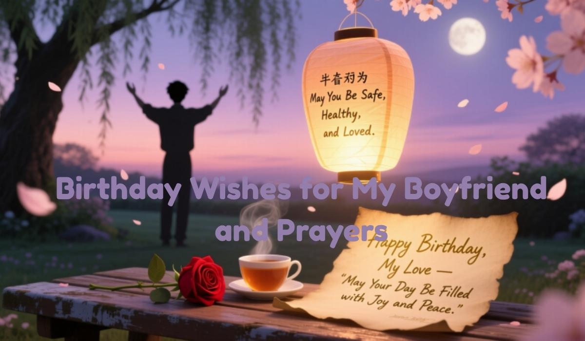 Birthday Wishes for My Boyfriend and Prayers