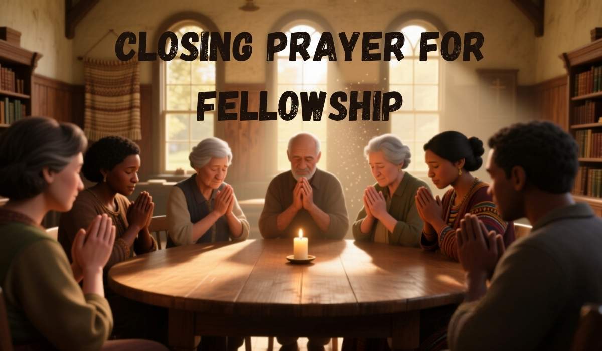Closing Prayer for Fellowship