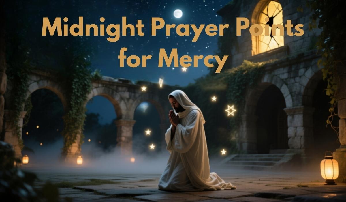 Midnight Prayer Points for Mercy