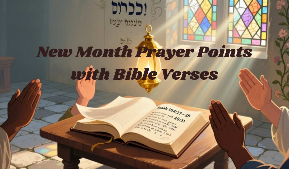 New Month Prayer Points with Bible Verses