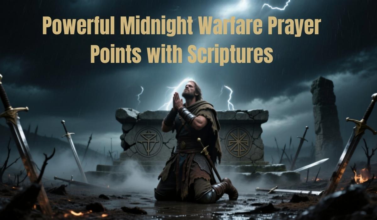 Powerful Midnight Warfare Prayer Points with Scriptures