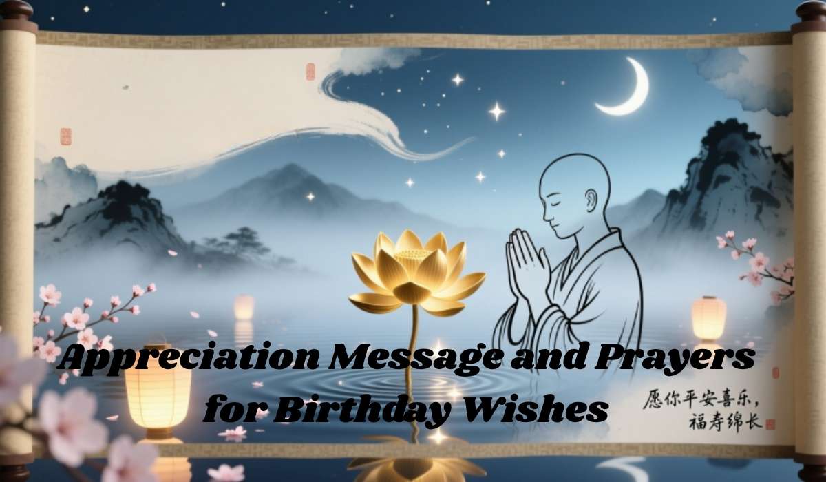 Appreciation Message and Prayers for Birthday Wishes