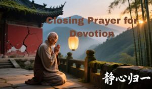 Closing Prayer for Devotion