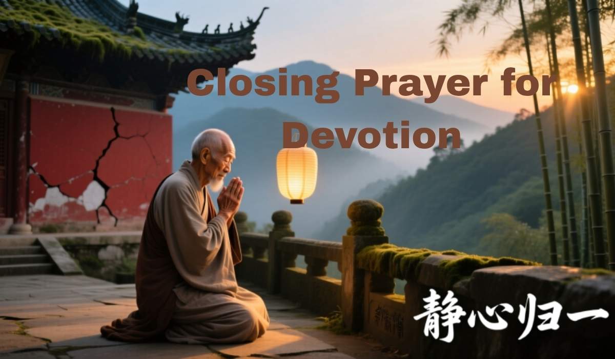 Closing Prayer for Devotion