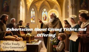 Exhortation About Giving Tithes And Offering