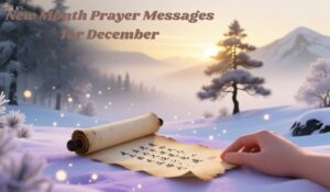 New Month Prayer Messages for December