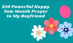 New Month Prayer to My Boyfriend